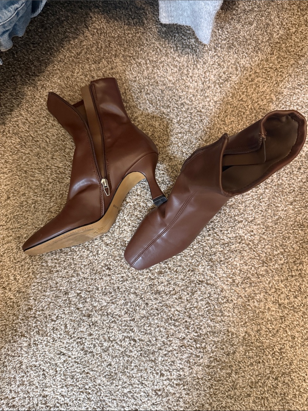 Dolce Vita Brown Ankle Booties